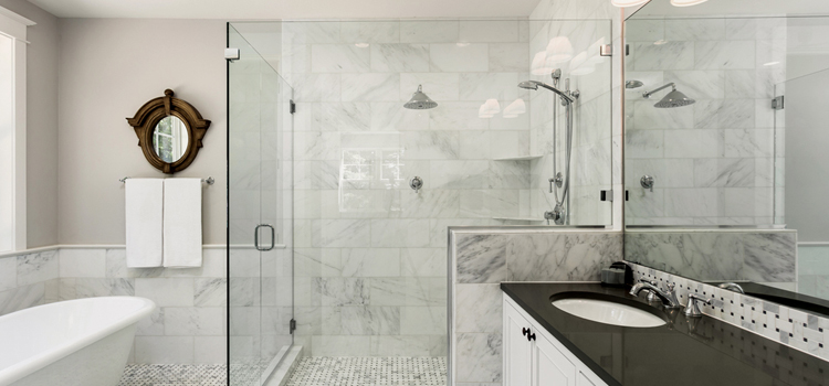 bathroom shower door installation in Vacaville